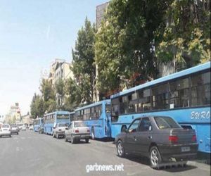 احتجاجات للعمال والسائقين في مدن إيران المختلفة