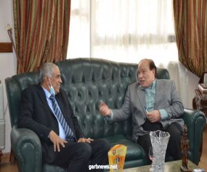 المستشار الثقافى لسفارة اليمن يزور أكاديمية طيبة بالمعادى ويلتقى  الدكتور صديق عفيفي