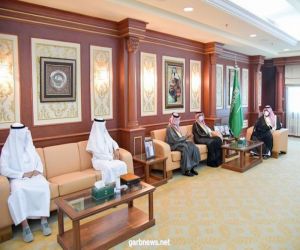 سمو الأمير محمد بن عبدالعزيز يستقبل أمين عام مجلس شباب المنطقة المعين والسابق