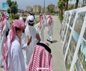 سمو الأمير مشعل بن ماجد يتفقد عددا من مشروعات جدة التنموية.