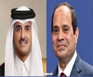 الرئيس السيسي يتلقى اتصالا هاتفيا من أمير قطر للتهنئة بحلول شهر رمضان المُبارك