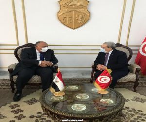 وزير الخارجية المصري يصل إلى تونس حاملا رسالة من الرئيس السيسي