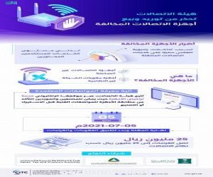 "هيئة الاتصالات" تحذر من توريد وبيع أجهزة الاتصالات المخالفة