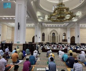 جوامع ومساجد #المملكة تشهد انتظاماً وتطبيقا للبروتوكولات الصحية في آخر جمعة من #رمضان لعام 1442هـ.