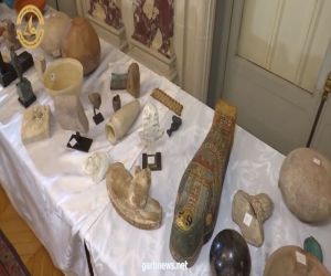 النائب العام يسترد 114 قطعة أثرية مصرية مهربة إلى باريس