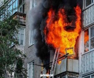 مقتل 6 أشخاص بينهم أطفال إثر حريق بمنزل في روسيا