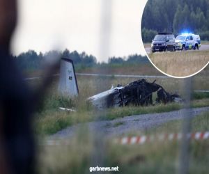 وفاة 9 أشخاص في حادث تحطم طائرة صغيرة بالسويد