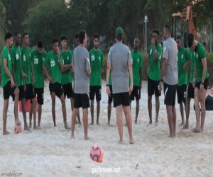 منتخب كرة القدم الشاطئية يدشن معسكر الجبيل