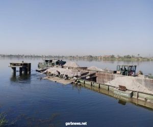 مصر: غرق قاطرة نهرية محملة بالطين الأسواني بالقرب من قناطر نجع حمادي الجديدة