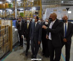 رئيس الوزراء يشهد افتتاح مستودع شركة "أمازون" بـ "العاشر من رمضان"