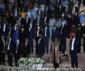 رئيس وزراء الأردن يوقد شعلة مهرجان جرش للثقافة والفنون بحضور وزيرا ثقافة مصر والاردن