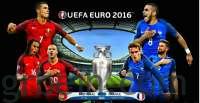 فرنسا والبرتغال يتنافسان على كأس اليورو 2016