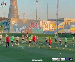 المنتخب المصري يؤدي تدريبه الأول في الدوحة
