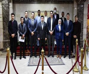 وزير الشباب والرياضة المصري يجتمع  بشباب كيان سند الدلتا