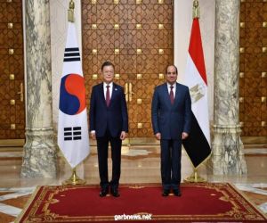 الرئيس عبدالفتاح السيسي يستقبل  نظيره الكوري الجنوبي مون جاي