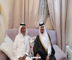 للاطمئنان على صحته .. الشيخ فهد المعطاني في زياره للإعلامي  سعود الثبيتي