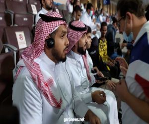 مستفيدي جمعية كفيف يحضرون مباراة الاتحاد والشباب:
