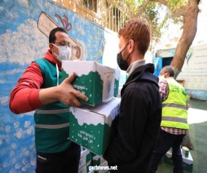 تعاون مصري – أمارتي لتوزيع أكثر من 3500 كرتونة  و1000 بطانية على اللاجئين والمستحقين بمحافظة الجيزة