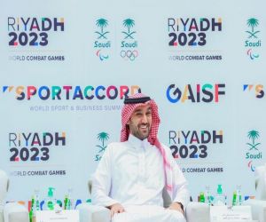 الفيصل وفيرياني يوقعان عقد استضافة الرياضة لدورة الألعاب العالمية للفنون القتالية ٢٠٢٣