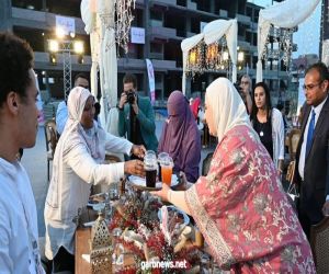 وزيرة التضامن تشارك محاربات بهية حفل الإفطار بفرع الشيخ زايد الجديد" تحت التأسيس"