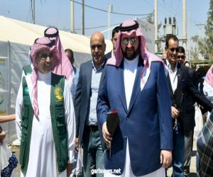 " الأمير عبدالعزيز بن طلال " يزور مخيم الزعتري ويطلع على جهود مركز الملك سلمان الإغاثي