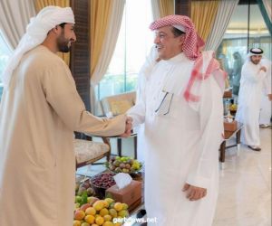 حاكم عجمان يستقبل سفير خادم الحرمين الشريفين لدى الإمارات