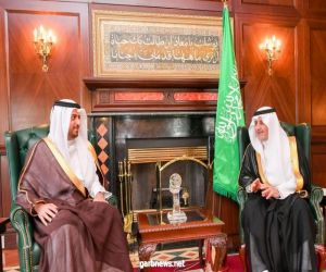 أمير منطقة تبوك يستقبل سفير دولة قطر لدى المملكة