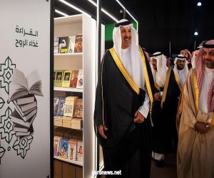 سموُّ الأميرِ فيصل بن سلمان يُدَشِّنُ معرضَ المدينةِ المنورةِ للكتاب