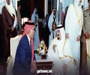 فيديو تاريخي لاستقبال الملكين فهد وعبدالله والأمير سلطان لملك الأردن السابق بالرياض قبل 27 عامًا