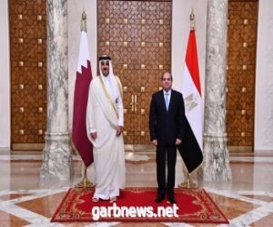 أمير قطر: سعدت بزيارة مصر الشقيقة ولقاء أخي الرئيس السيسي