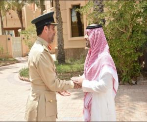 القنصل السعودي عبدالله المطوع يستقبل قائد شرطة دبي