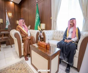 سمو أمير حائل يستقبل مدير شركة الاتصالات السعودية بالمنطقة