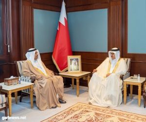 وزير خارجية مملكة البحرين يستقبل رئيس البرلمان العربي