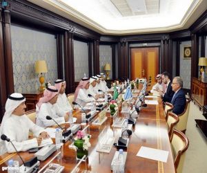 لجنة الصداقة السعودية اليونانية في مجلس الشورى تجتمع بسفير اليونان لدى المملكة