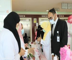 مجمع الملك عبدالله الطبي بجدة يُنظَّم معرضًا للتوعية بأهمية الفحص المبكر لسرطان الثدي
