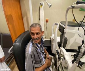 رئيس الخلاوية يزور العيادات المتنقلة بجمعية الإحسان الطبية في أبو الحشاف