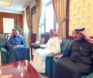 ‏محافظ تيماء يستقبل الرئيس التنفيذي لهيئة تطوير محمية الملك سلمان بن عبدالعزيزالملكية