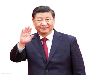 كلمة خطابية لرئيس جمهورية الصين الشعبية شي جينبينغ عند وصوله إلى مطار الملك خالد الدولي