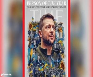 مجلة “تايم” تختار الرئيس الأوكراني شخصية عام 2022