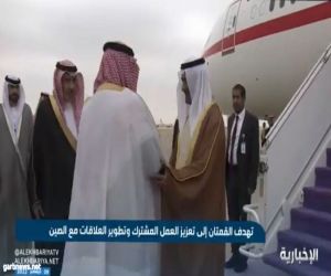 وصول رئيس دولة الإمارات للمشاركة في قمة الرياض
