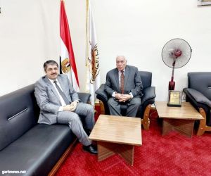 رئيس الجالية الأذربيجانية في مصر يلتقي بالأمين العام لرابطة الجامعات الإسلامية في العالم