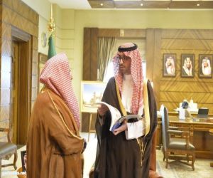سمو الأمير سعود بن جلوي يستقبل رئيس هيئة الأمر بالمعروف بمحافظة جدة