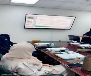 مستشفى شرق جدة يقيم لقاء تعريفي لمتدربات جامعة جدة بقسم الإحصاء