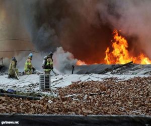 فرار 500 شخص من منازلهم في حي عشوائي في سيول جرّاء حريق هائل