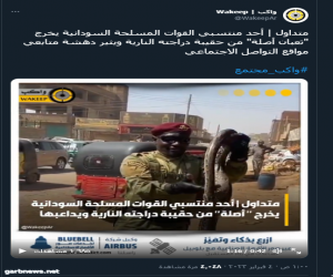 جندي سوداني يداعب أفعى ضخمة بطريقة تثير دهشة رواد مواقع التواصل