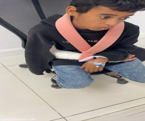 الدكتور الخواجي يتبنى علاج طالب مصاب في مدرسة العريش بصبيا