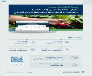 "البيئة" تتيح الحصول على رخصة تصدير للمنتجات المزروعة بمنطقة الدرع العربي