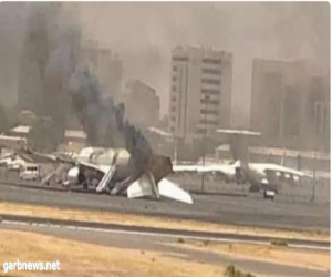 الخطوط السعودية في بيان إلحاقي: الطائرة تعرضت لإطلاق نار بمطار الخرطوم أثناء تجهيزها لرحلة الرياض