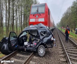 مقتل 3 أشخاص إثر اصطدام قطار بسيارة في ألمانيا