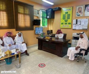 مدير مكتب التعليم بمحافظة طبرجل يتفقد مدارس النبك ابوقصر